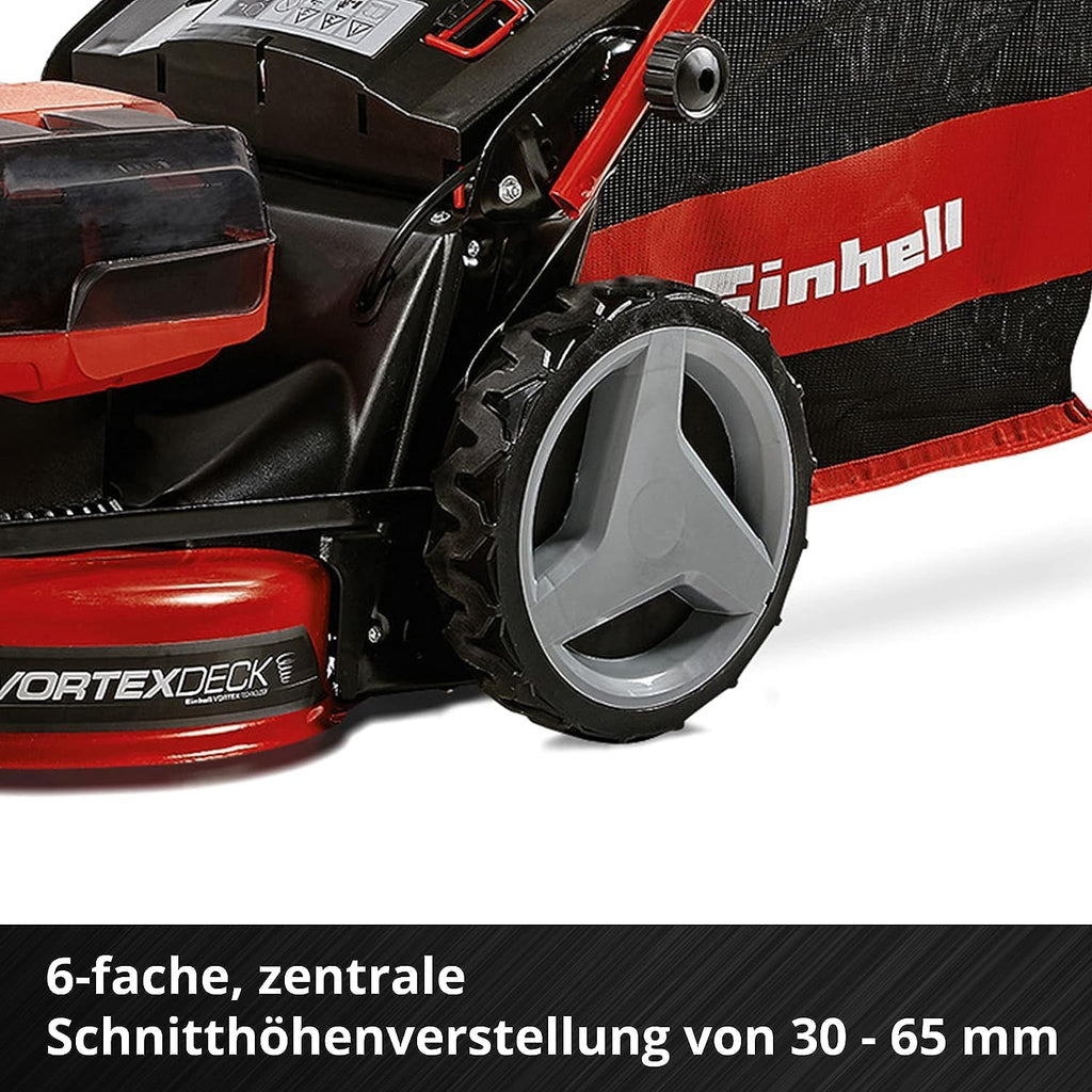 Akku-Rasenmäher 'GP-CM 36/47 S HW Li' mit 4 x 18 V Akkus und 2 Ladegeräten, bis 700 m