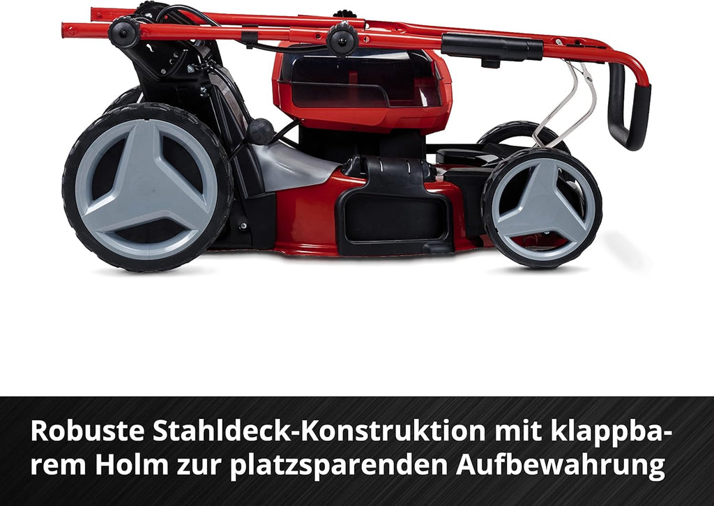 Akku-Rasenmäher 'GP-CM 36/47 S HW Li' mit 4 x 18 V Akkus und 2 Ladegeräten, bis 700 m